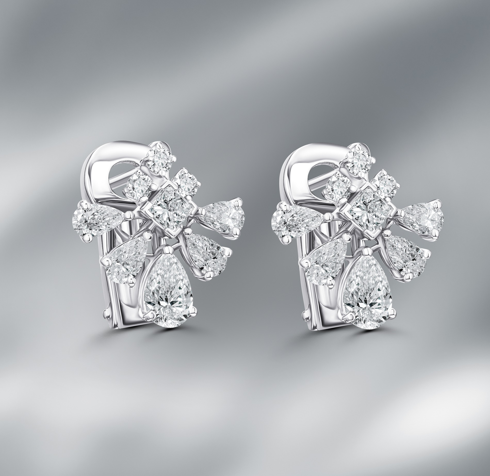 Diamond "Cluster" Earrings