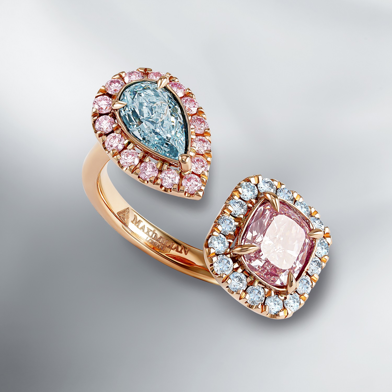 Natural Fancy Color Diamond Ring